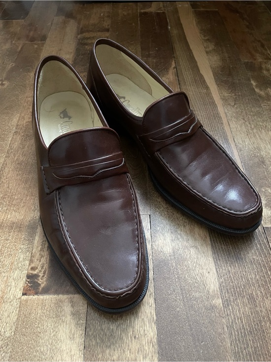 Cavallini Other - Cavallini medium brown leather loafers 8